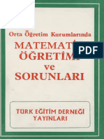 Ted Matematik Ogretimi Ve Sorunlari Ocr