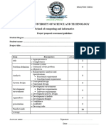 Project Proposal Assessment Guidlines