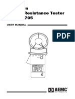 Clamp ON Tester For The Ground-705 - EN