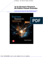 Full Download Test Bank For Business Research Methods 14th Edition Pamela Schindler PDF Full Chapter