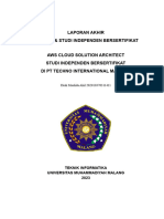 Laporan Akhir - Studi Independen Bersertifikat - Diah Maulida Akil - 202010370311411 - AWS Cloud Solution Arch