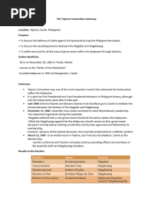 The Tejeros Convention Summary