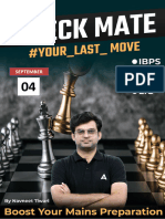 CHECKMATE #Yourlastmove (4 Sept)