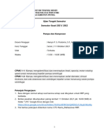 Pompa Dan Kompresor-UTS-11 Oktober 2021