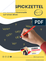 Grammatik Spickzettel