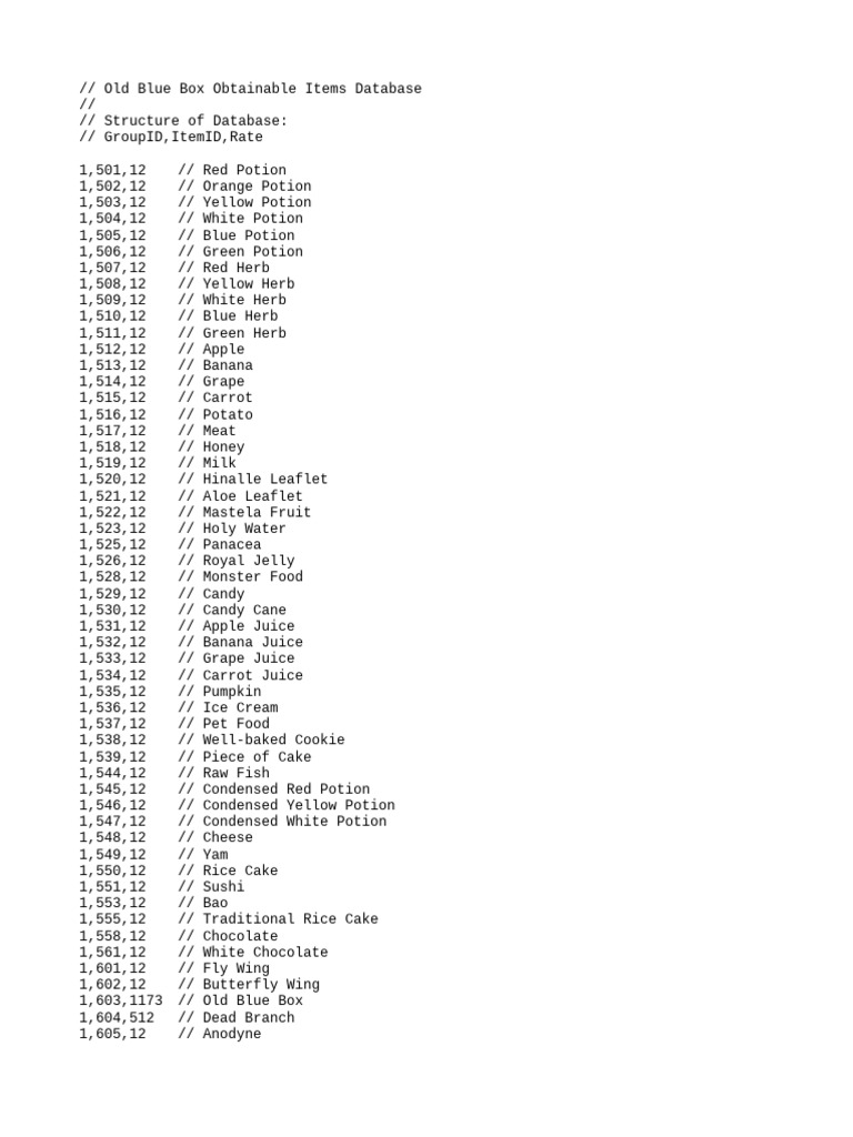 Item Bluebox PDF Gemstone Foods