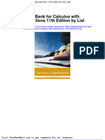 Full Download Test Bank For Calculus With Applications 11th Edition by Lial PDF Full Chapter
