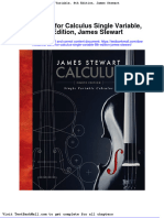 Full Download Test Bank For Calculus Single Variable 8th Edition James Stewart PDF Full Chapter