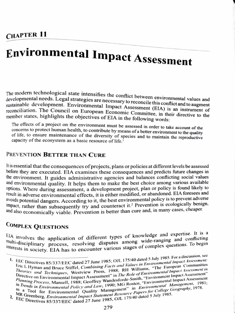 Environmental Impact Assessment in India | PDF | Environmental Impact ...