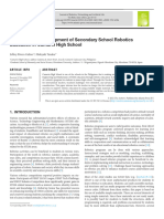 Initiatives and Development of Secondary School Robotics