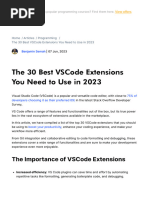 The 30 Best VSCode Extensions You Need to Use in 2023