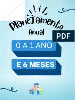 0 A 1 Ano e 6 Meses Planejamento Anual