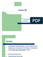 TENSE, ASPECT, MODALITY (II)