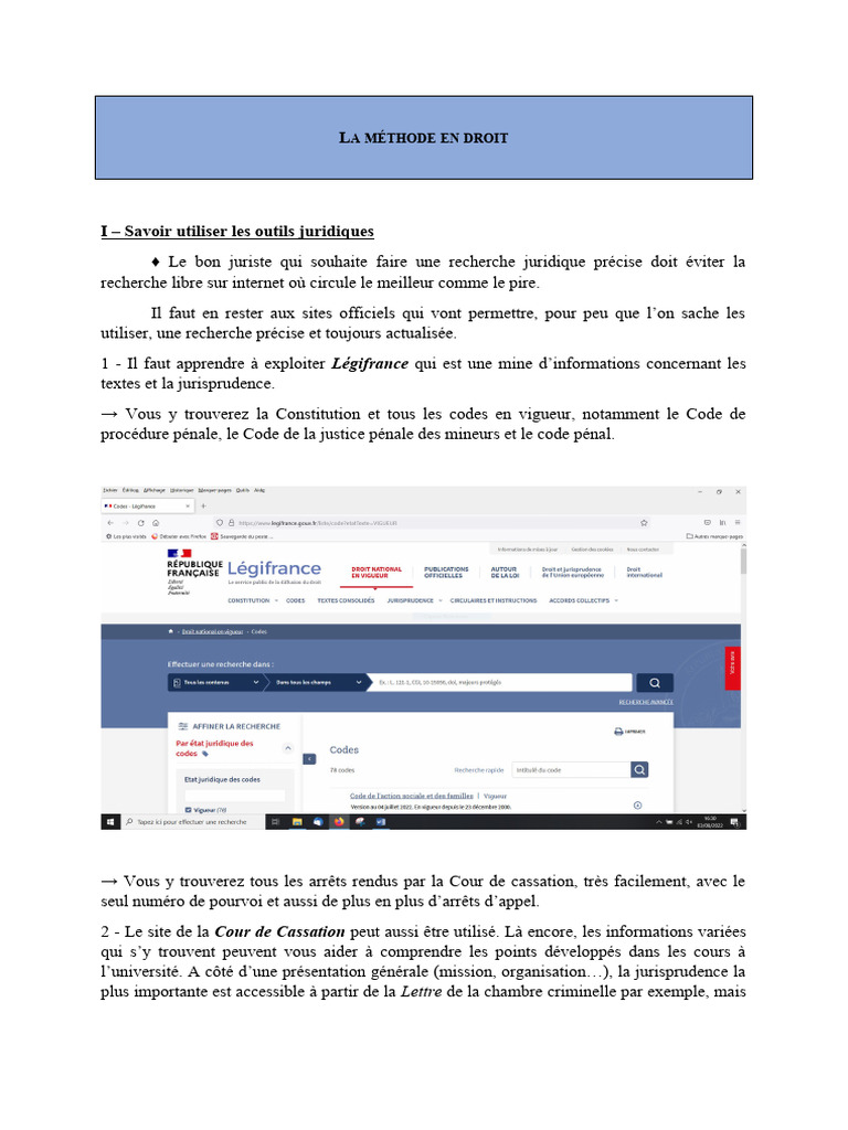 Méthodes de recherche en droit | PDF | Justice | Crime et violence