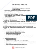 Rangkuman Materi Bahasa Indonesia Tema 2
