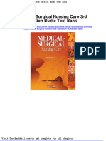 Full Download Medical Surgical Nursing Care 3rd Edition Burke Test Bank PDF Full Chapter