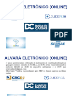 Apresentação Alvará Online