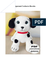 Dalmata Amigurumi Cachorro Receita Gratis PDF