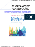 Test Bank For Cases and Concepts in Comparative Politics An Integrated Approach, 1st Edition, Patrick H Oâ ™neil, Karl J Fields, Don Share
