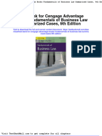 Full Download Test Bank For Cengage Advantage Books Fundamentals of Business Law Summarized Cases 9th Edition PDF Full Chapter