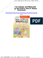 Full Download Test Bank For Cellular and Molecular Immunology 8th Edition Abul K Abbas Download PDF Full Chapter