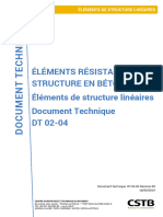 Document Technique dt02 04 Elements de Structure Lineaires 180319