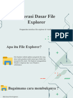 Operasi Dasar - File Explorer