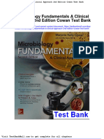 Full Download Microbiology Fundamentals A Clinical Approach 2nd Edition Cowan Test Bank PDF Full Chapter