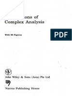 Foundations of Complex Analysis: S. Ponnusamy