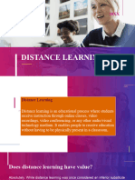 Distance Learning