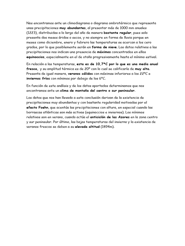 Comentario climograma pdf