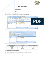 Fisa de Lucru Baze de Date Access 2007 2