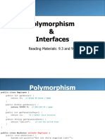 L12. Polymorphism, Interfaces, Abstract Classes