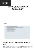 Routing Information Protocol RIP