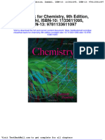 Full Download Test Bank For Chemistry 9th Edition Zumdahl Isbn 10 1133611095 Isbn 13 9781133611097 PDF Full Chapter