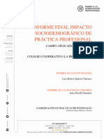 INFORME DE IMPACTO SOCIODEMOGRÁFICO - Colegio Cooperativo La Presentación Educativo.