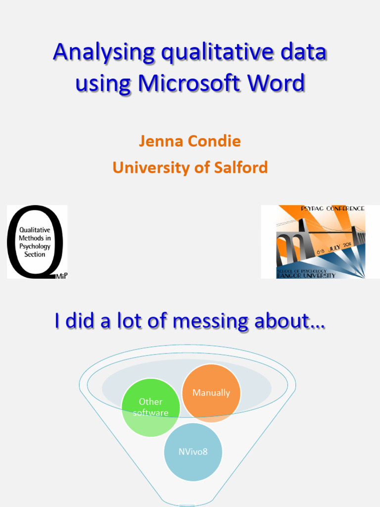 HOW TO DO QUALITATIVE CODING IN WORD intelligence overview