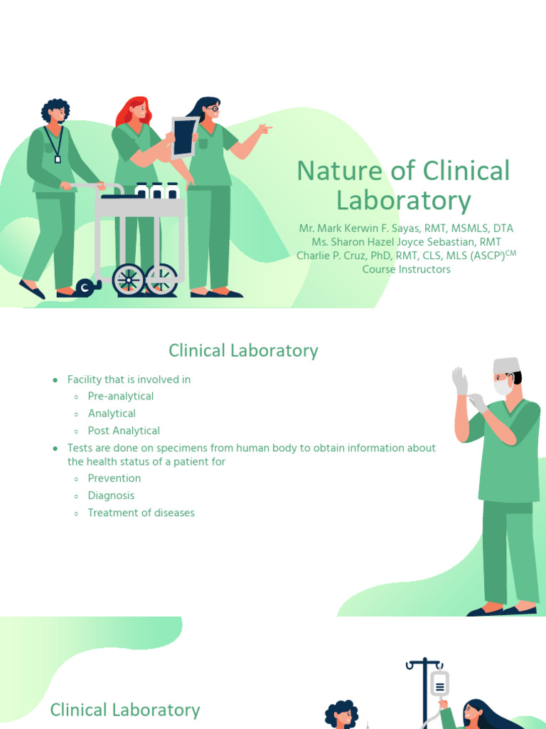 8 The Nature Of Clinical Laboratory Pdf Pathology Cytopathology