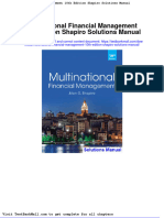 Full Download Multinational Financial Management 10th Edition Shapiro Solutions Manual PDF Full Chapter