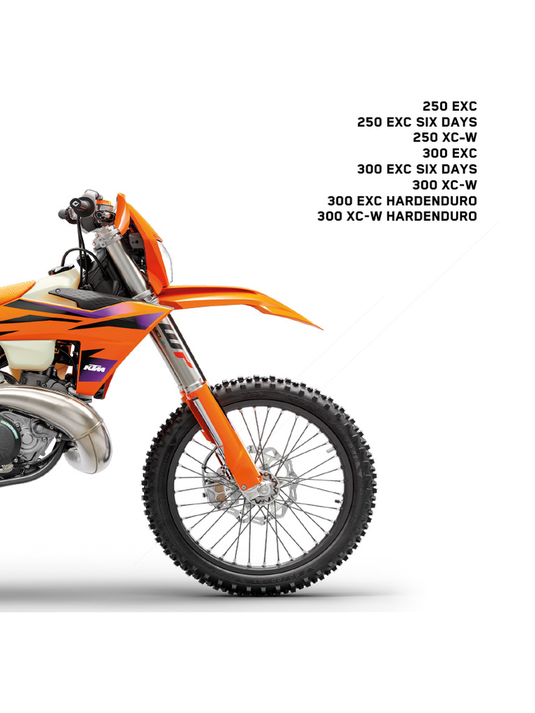 2024 KTM 250-300 EXC TBI Repair Manual | PDF