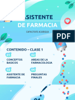 Diapositivas Primera Clase - Asistente de Farmacia - Dr. Fernando Torres