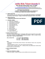 Ketentuan Lomba Kita 5 2024