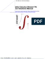Full Download Multivariable Calculus Stewart 7th Edition Solutions Manual PDF Full Chapter
