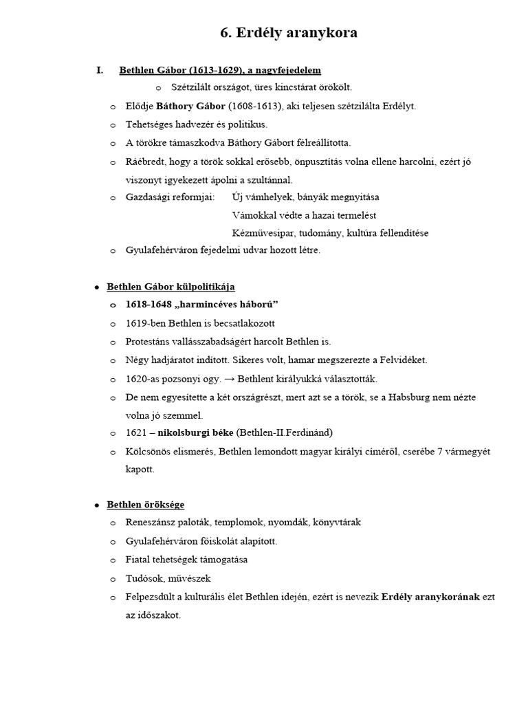 Erdély Aranykora Pdf