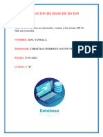 Investigacion de Base de Datos