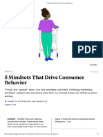 5 Mindsets That Drive Consumer Behavior