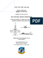 OFS FA18C Checklist Short