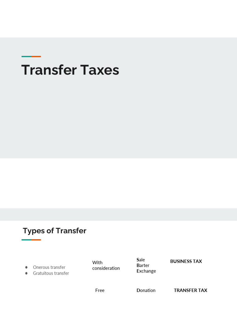 Transfer Tax - Gross Estate | PDF | Estate Tax In The United States | Taxes