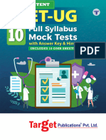 Sample PDF of Neet Ug 10 Full Syllabus Mock Test Book Sample Content