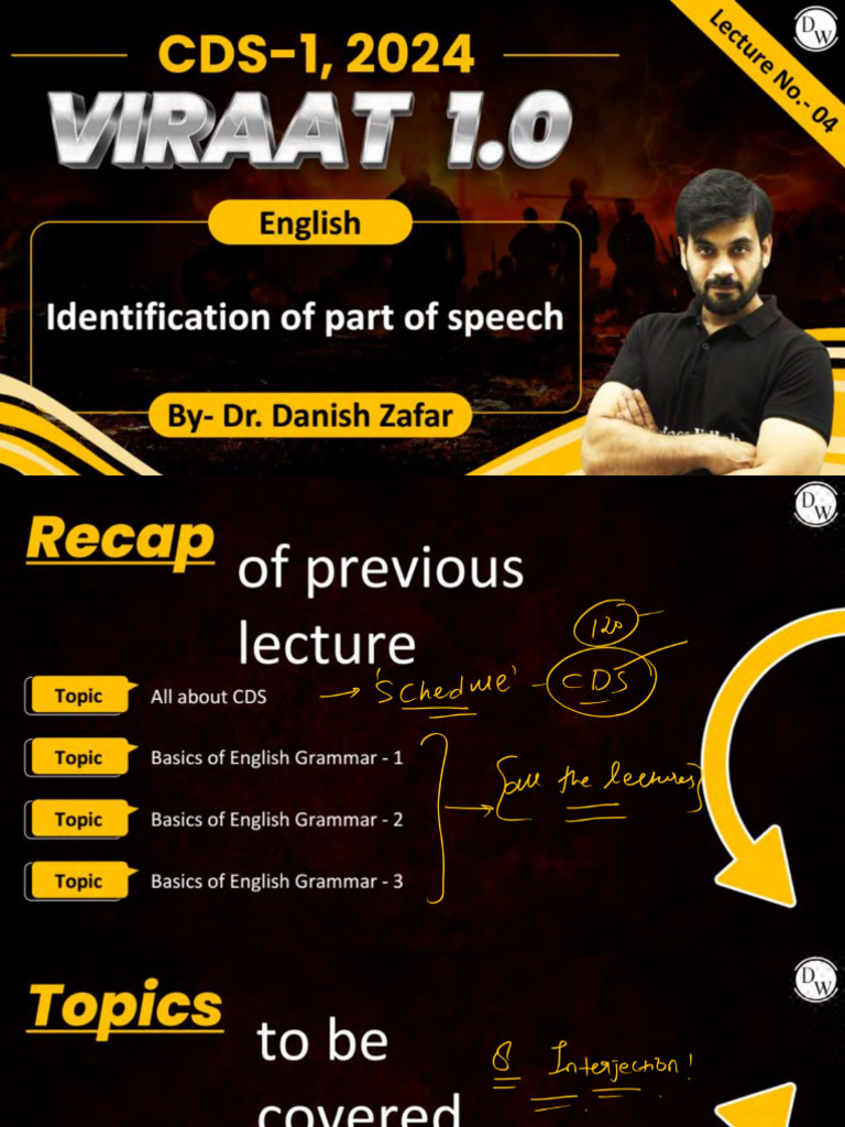 English 04 - Class Notes | PDF